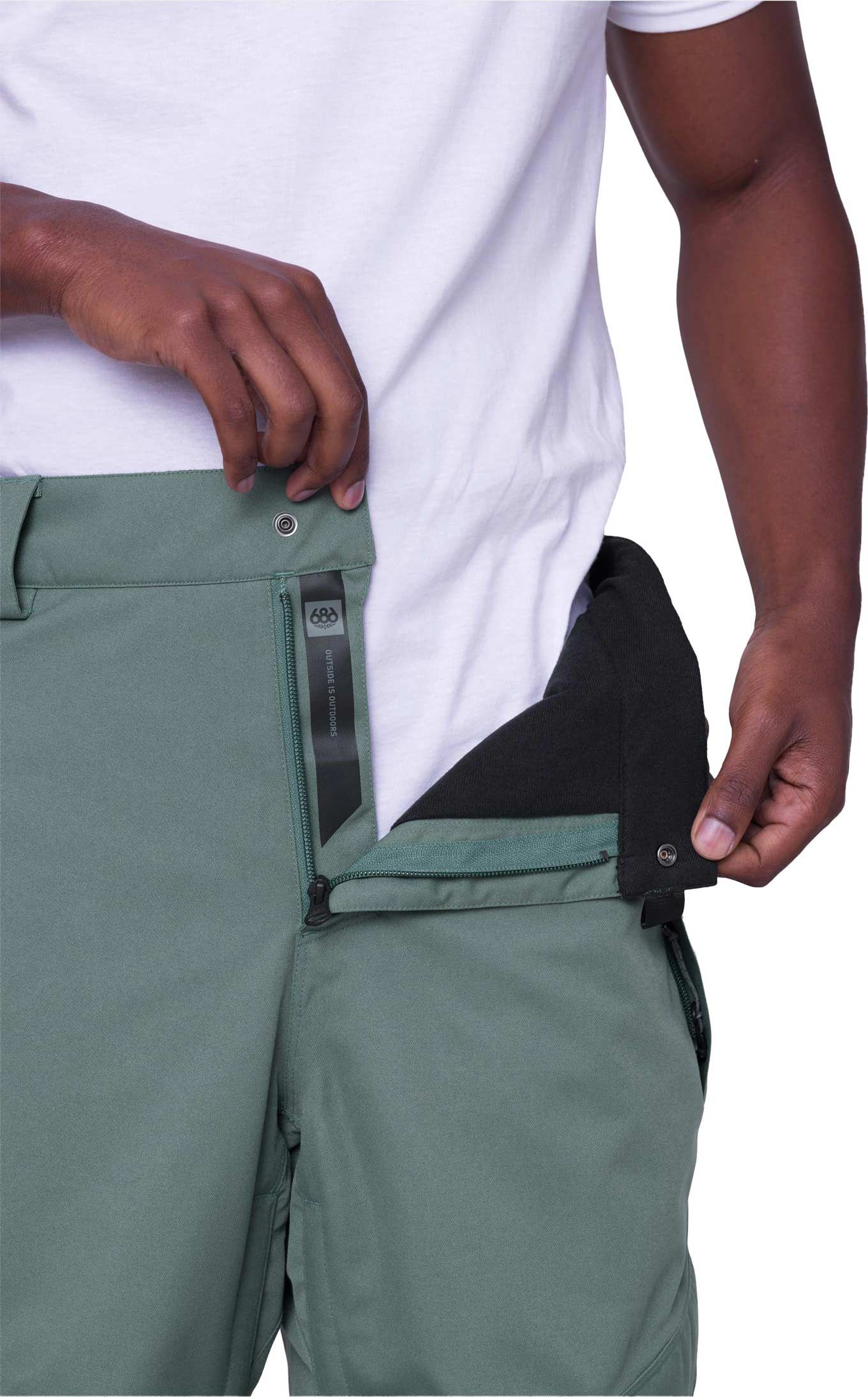 M Infinity Insulated Cargo Pant Cypress Green – Image 6