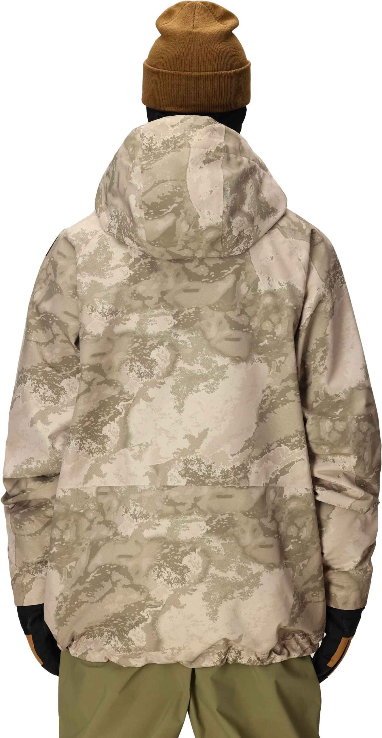 M Gore-Tex Core Shell Jacket Limestone Hemisphere Print – Image 4