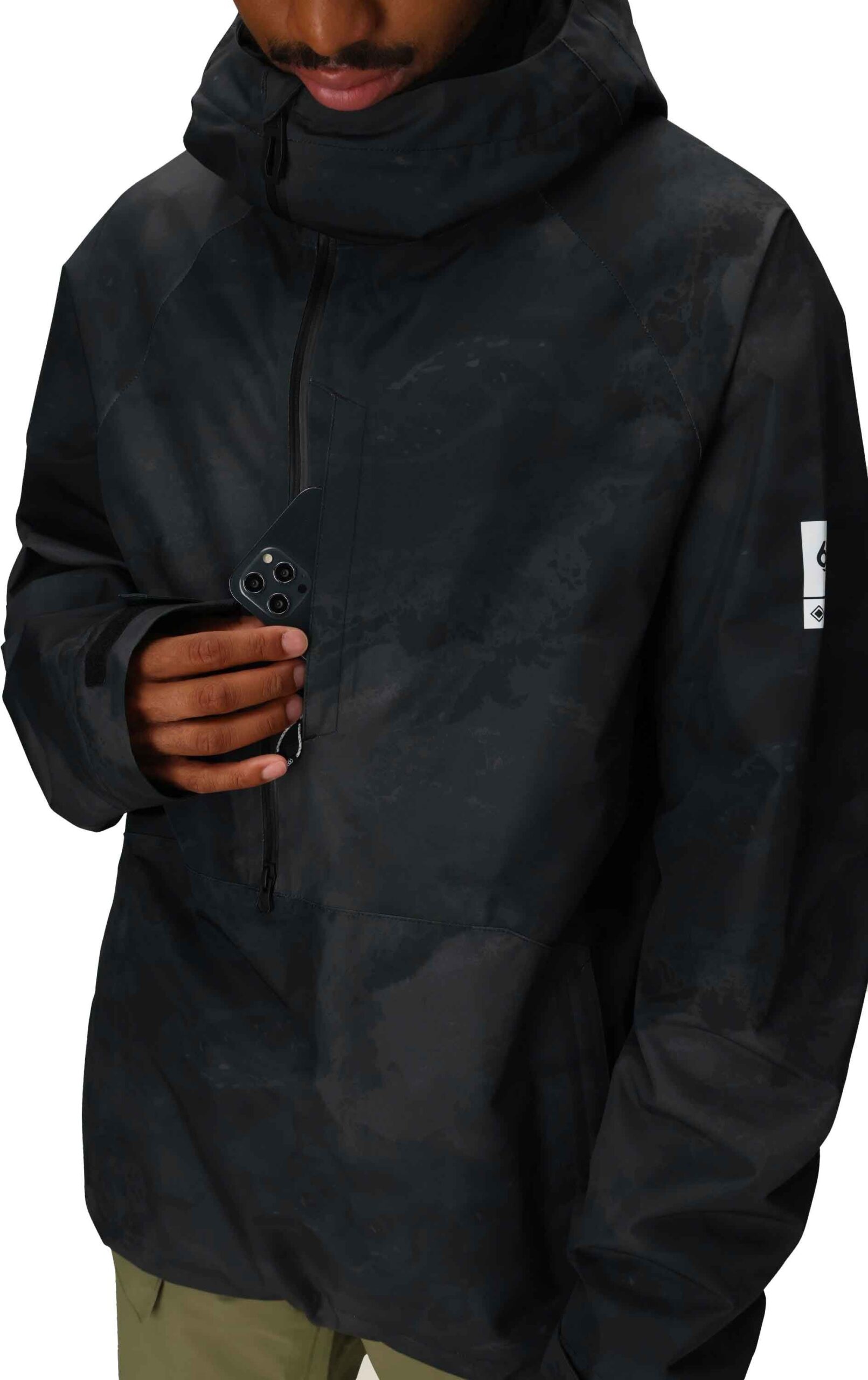 M Gore-Tex Fragment Shell Anorak Black Hemisphere – Image 2