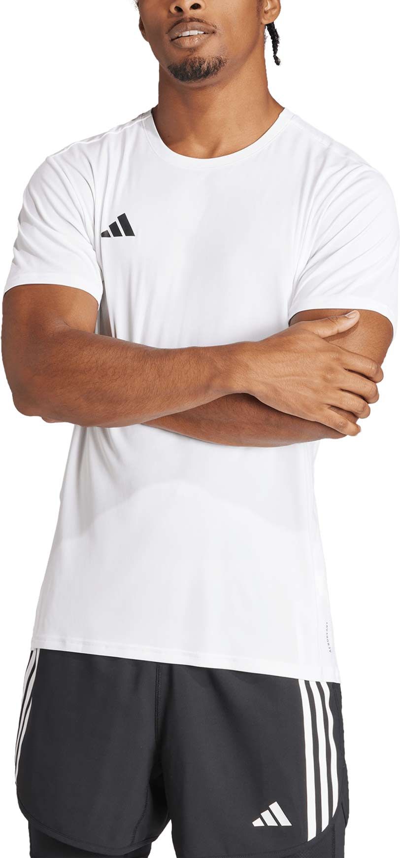 Adizero Essentials Tee White – Image 5