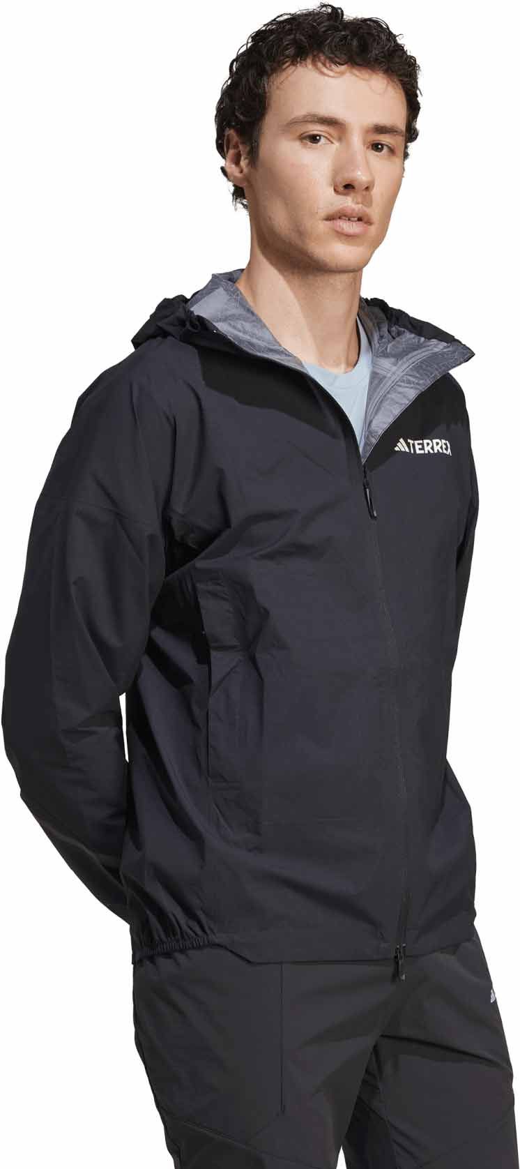 Xperior Light Rain Jacket Black – Image 2