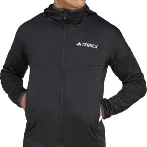 Xperior Light Fleece Hooded Jacket Black