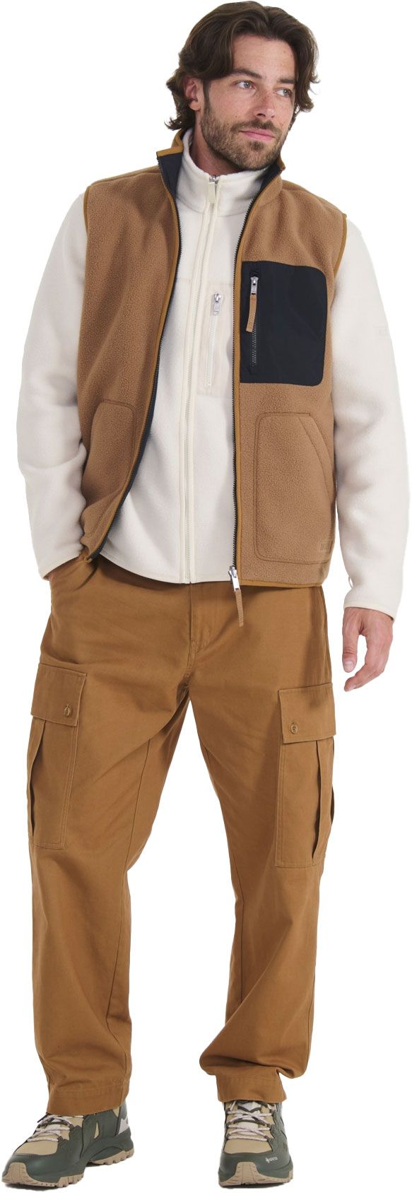 Sleeveless Fleece M Kraft – Image 2