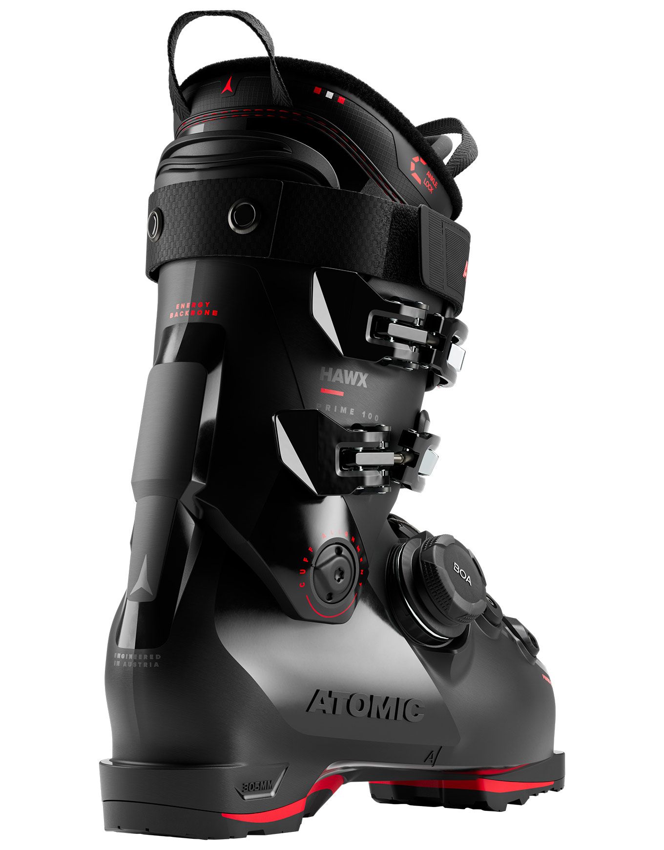 Hawx Prime 100 Boa Black/Red – Image 3