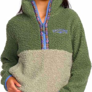 Horizon Mock Neck Half Zip Fleece W Treehugger