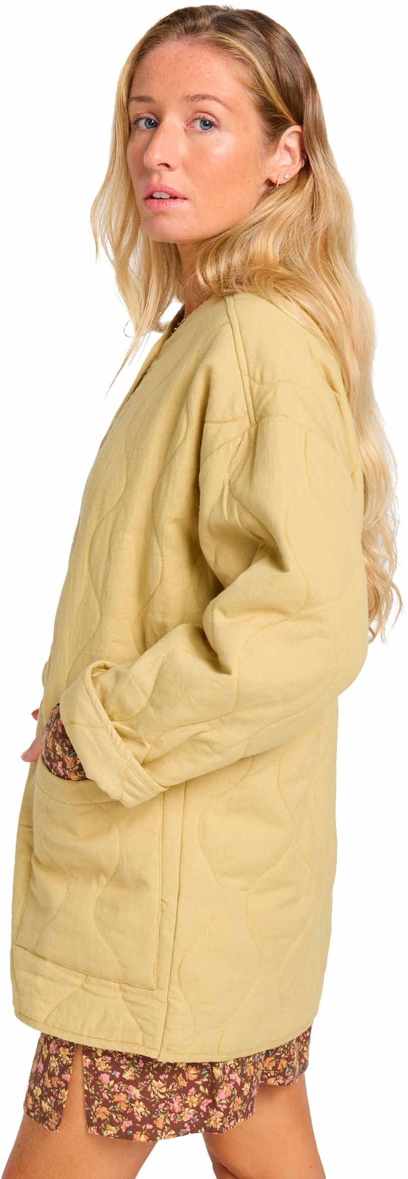 U R Golden Quilted Jacket W Light Olive – Image 5