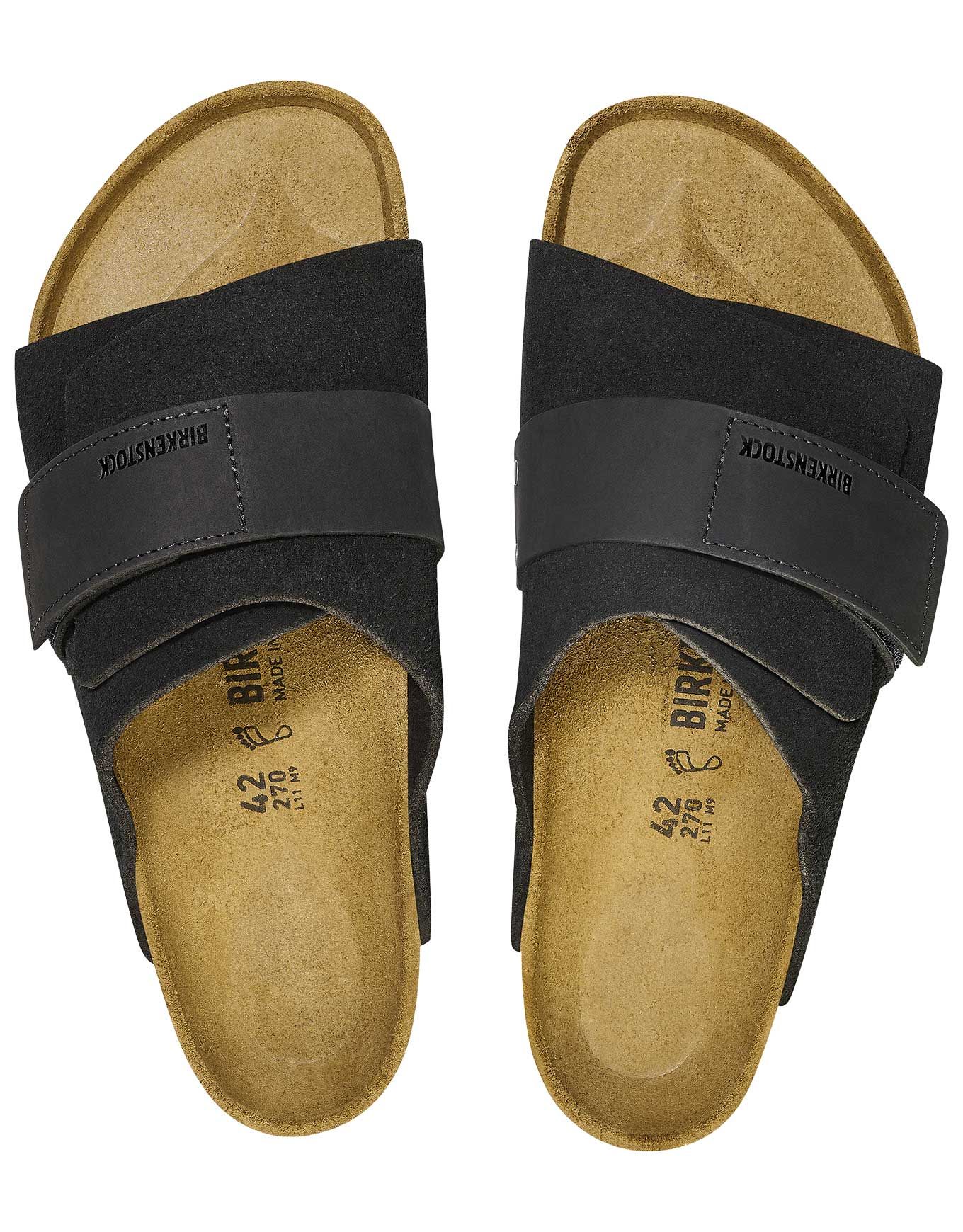 Kyoto Nubuck Leather/Suede Regular Black – Image 4