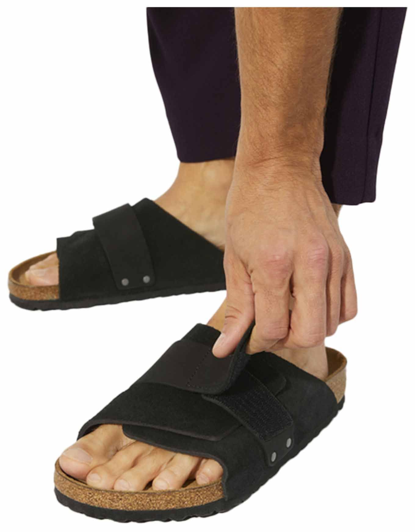 Kyoto Nubuck Leather/Suede Regular Black – Image 3