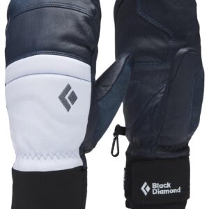 W Spark Mitts Charcoal Belay Blue