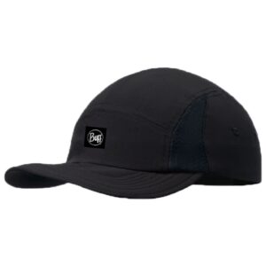 5 Panel Go Cap Solid Black