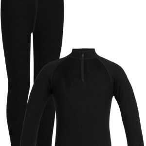 Pack K Merino 260 Tech LS Half Zip Black