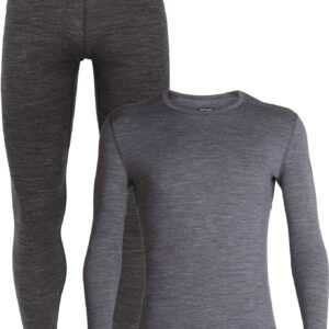 Pack M Merino 200 Oasis LS Crewe Gritstone Heather