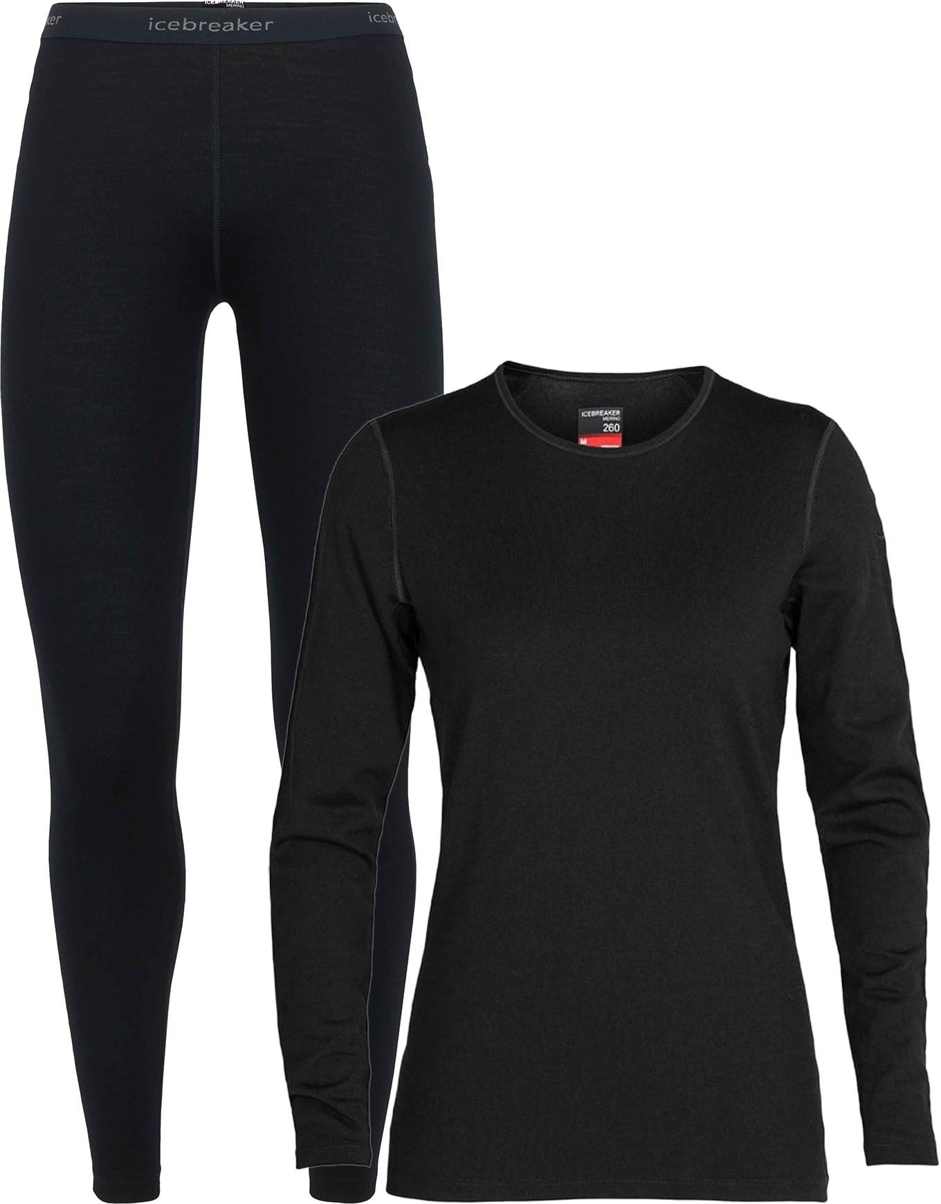 Pack W Merino 260 Tech LS Crewe Black