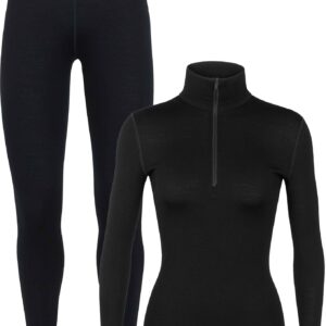 Pack W Merino 260 Tech LS Half Zip Black