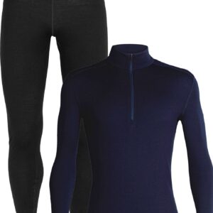 Pack M Merino 260 Tech LS Half Zip Midnight Navy