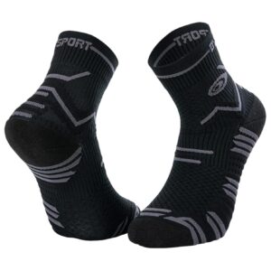 Socquettes Trail Ultra Noir/Gris