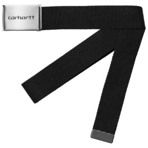 Clip Belt Chrome Black