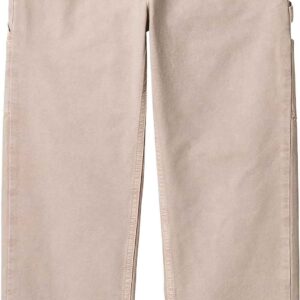 W' Pierce Pant Straight Stone Canvas Dusky Beige
