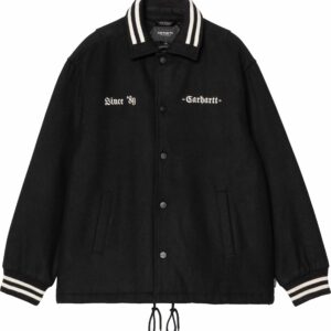 Wool Coach Jacket Black / Wax