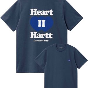 S/S Heart II Hartt T-Shirt Blue