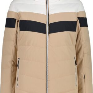 Woman Jacket Zip Hood Mechanical Stretch Sesamo