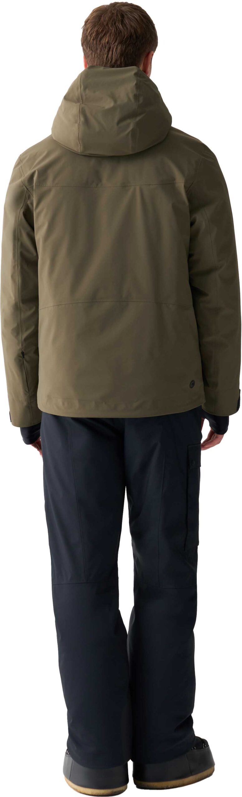 Men Ski Jacket Black Black – Image 2