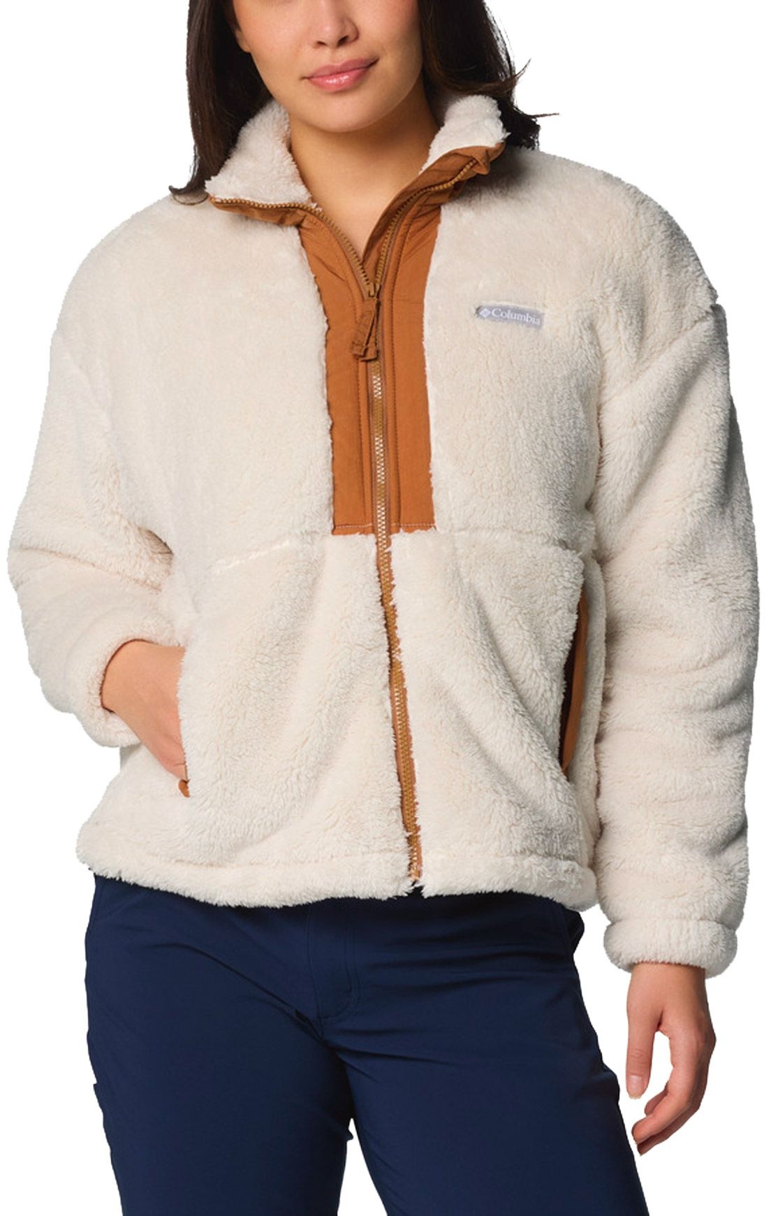 Boundless Discovery Sherpa Full Zip II Chalk Camel Brown – Image 2