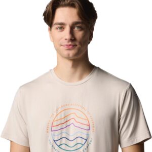 Kwick Hike Graphic SS Tee Dark Stone Heather, Peaked Lifestyle
