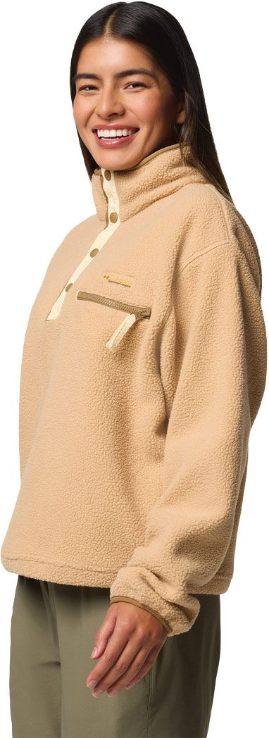 Helvetia II Cropped Half Snap Fleece Canoe – Image 2