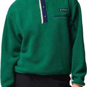 Helvetia II Cropped Half Snap Fleece Rain Frst Cllgt Nv Dark Stn