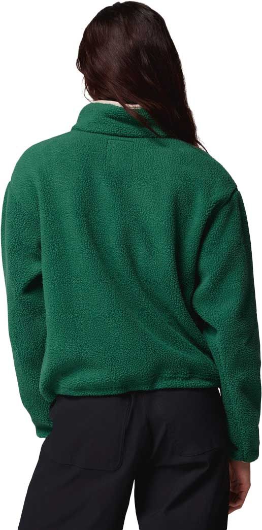 Helvetia II Cropped Half Snap Fleece Rain Frst Cllgt Nv Dark Stn – Image 3