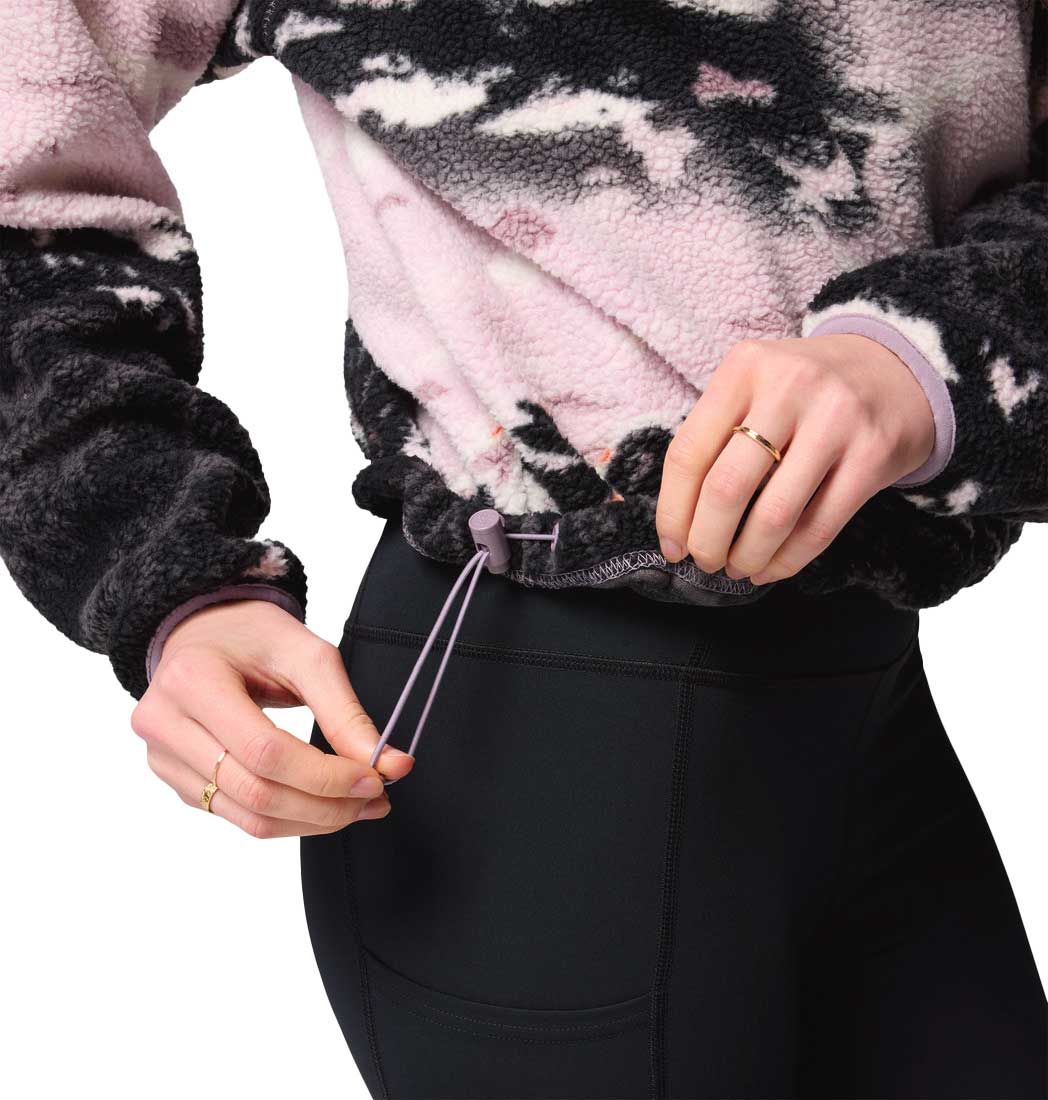 Helvetia II Printed Cropped Half Snap Shale Purple Sisters – Image 2