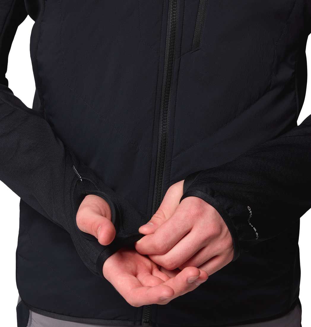 Arctic Crest Hybrid Full Zip Black – Image 5