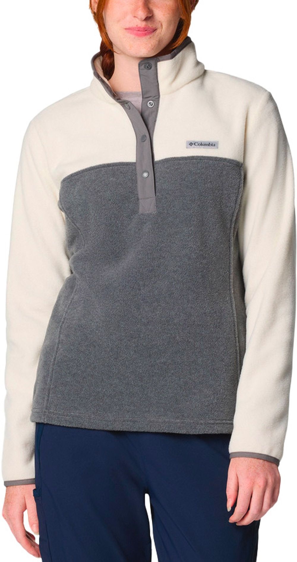 Benton Springs 1/2 Snap Pull Over II City Grey Heather Chalk