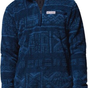 Rugged Ridge High Pile Half Zip Coll Navy Deschutes Days