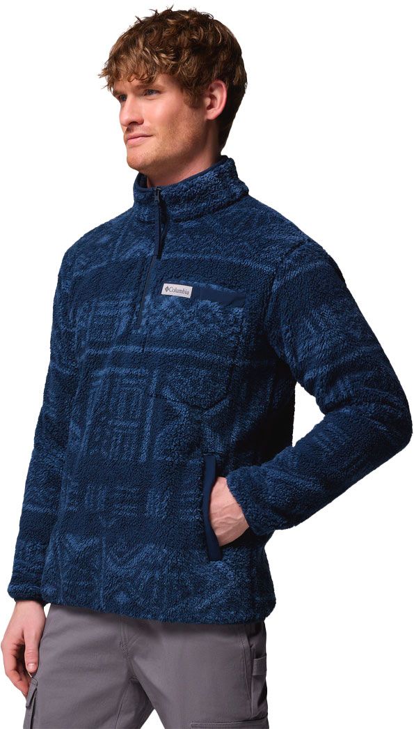 Rugged Ridge High Pile Half Zip Coll Navy Deschutes Days – Image 2