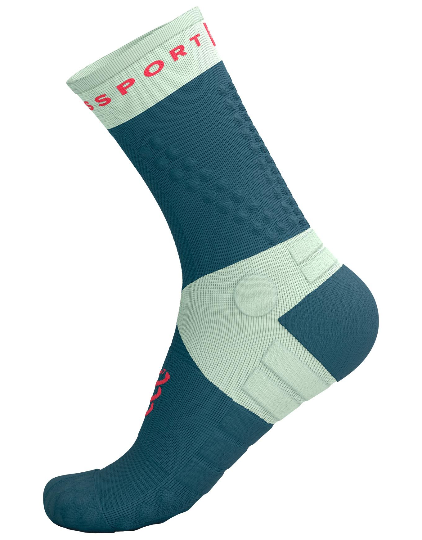 Ultra Trail Socks V2.0 Stargazer/Aqua/Fluo Red – Image 4