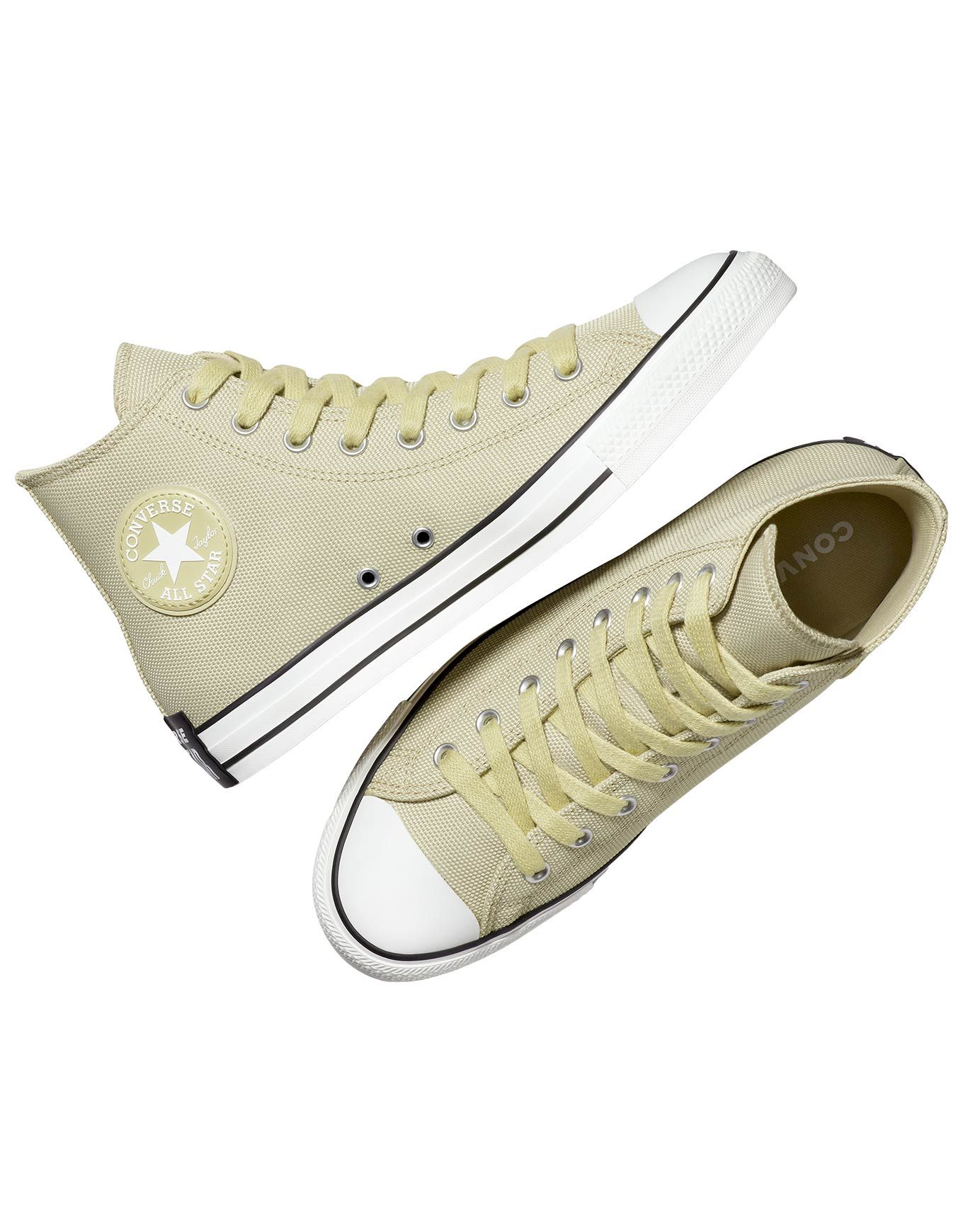 Chuck Taylor All Star Wide High Nutty Granola/Vintage White/Black – Image 4