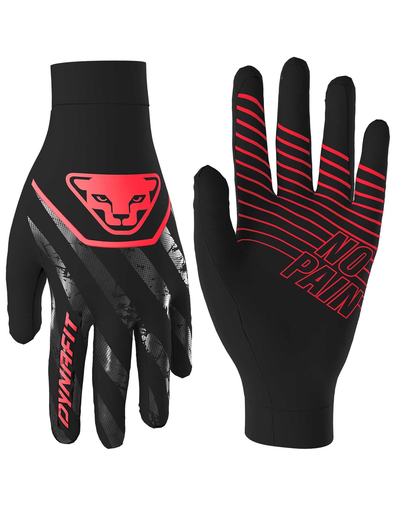 Trail Reflective Gloves Black Out Pink