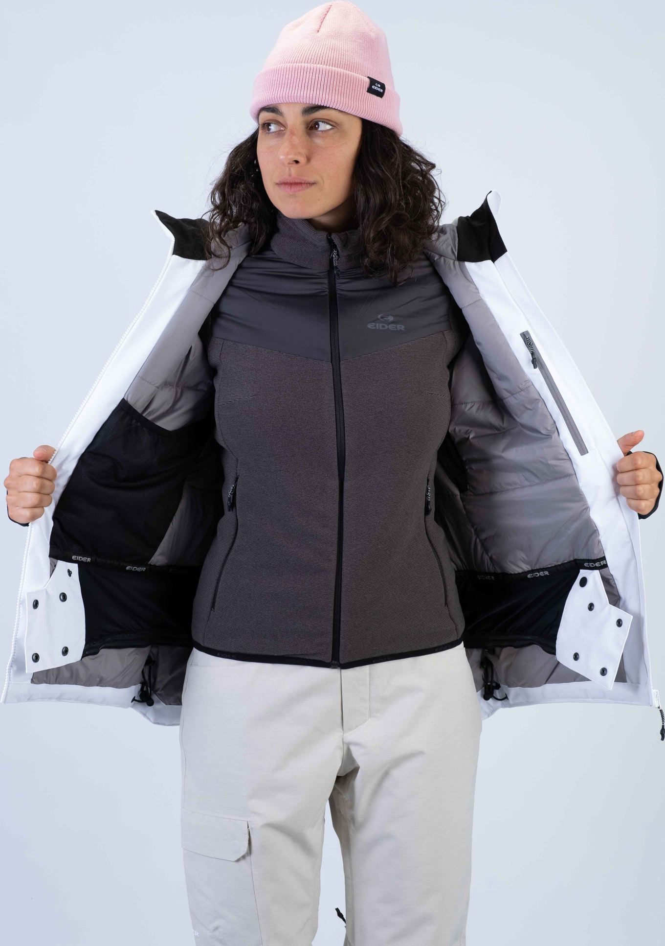 W Saulire 2L Insulated Stretch Jkt Slate – Image 6