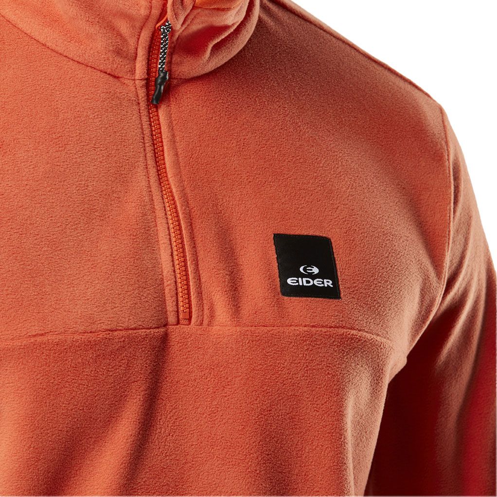M Peclet Polartec Fleece Light 1/4 Zip Orange – Image 2