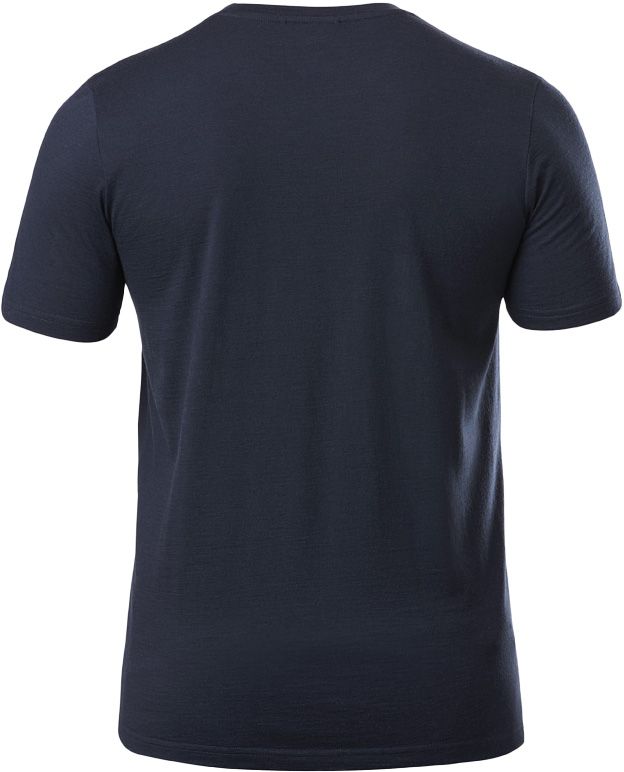 W Merino Path Tech Tee Navy – Image 5