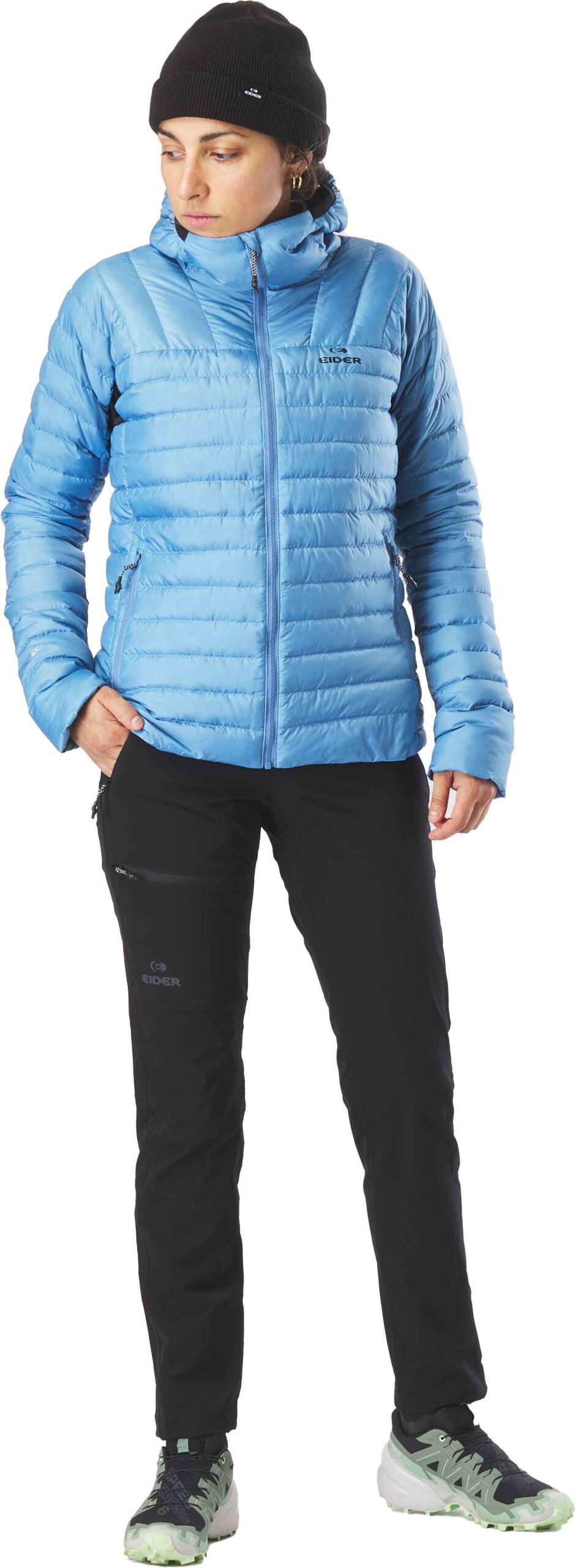 W Buet Micro Down Hood Jkt Khaki – Image 5