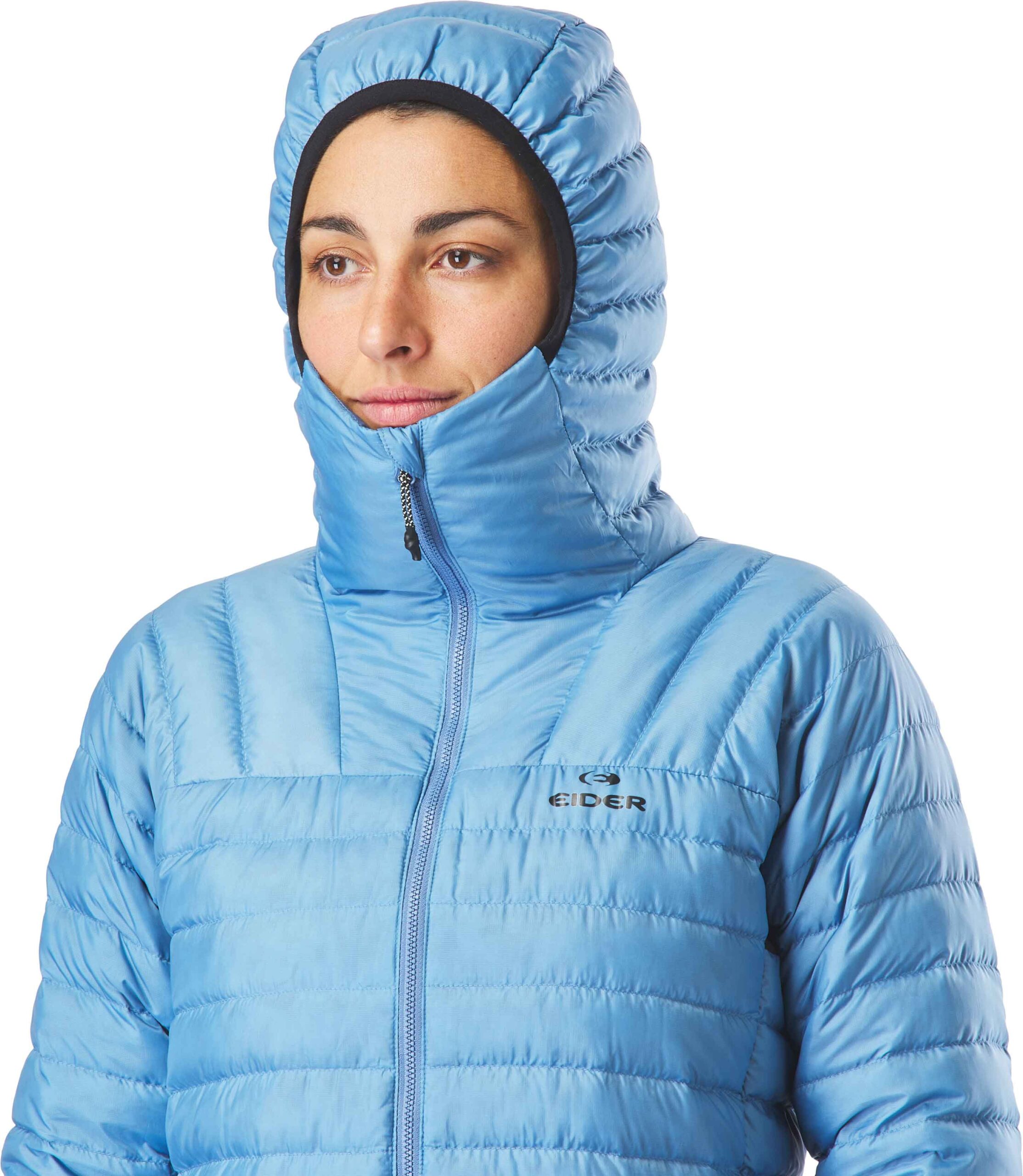 W Buet Micro Down Hood Jkt Khaki – Image 7