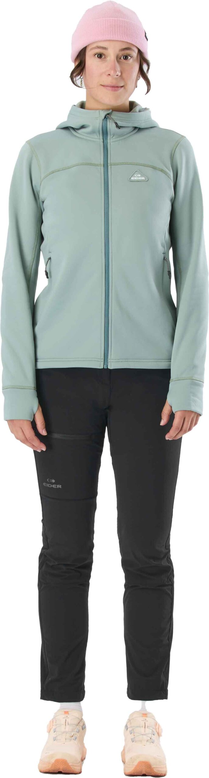 W Bellacha Hoody Fleece Wild Greige – Image 8