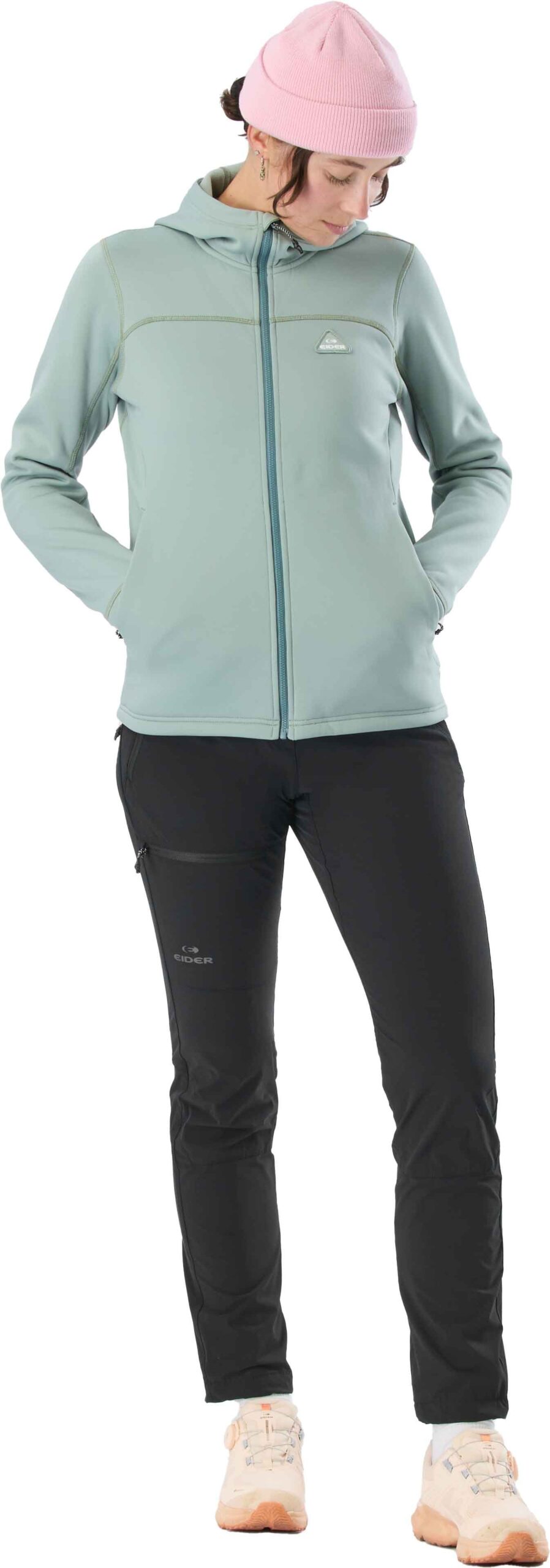 W Bellacha Hoody Fleece Wild Greige – Image 9