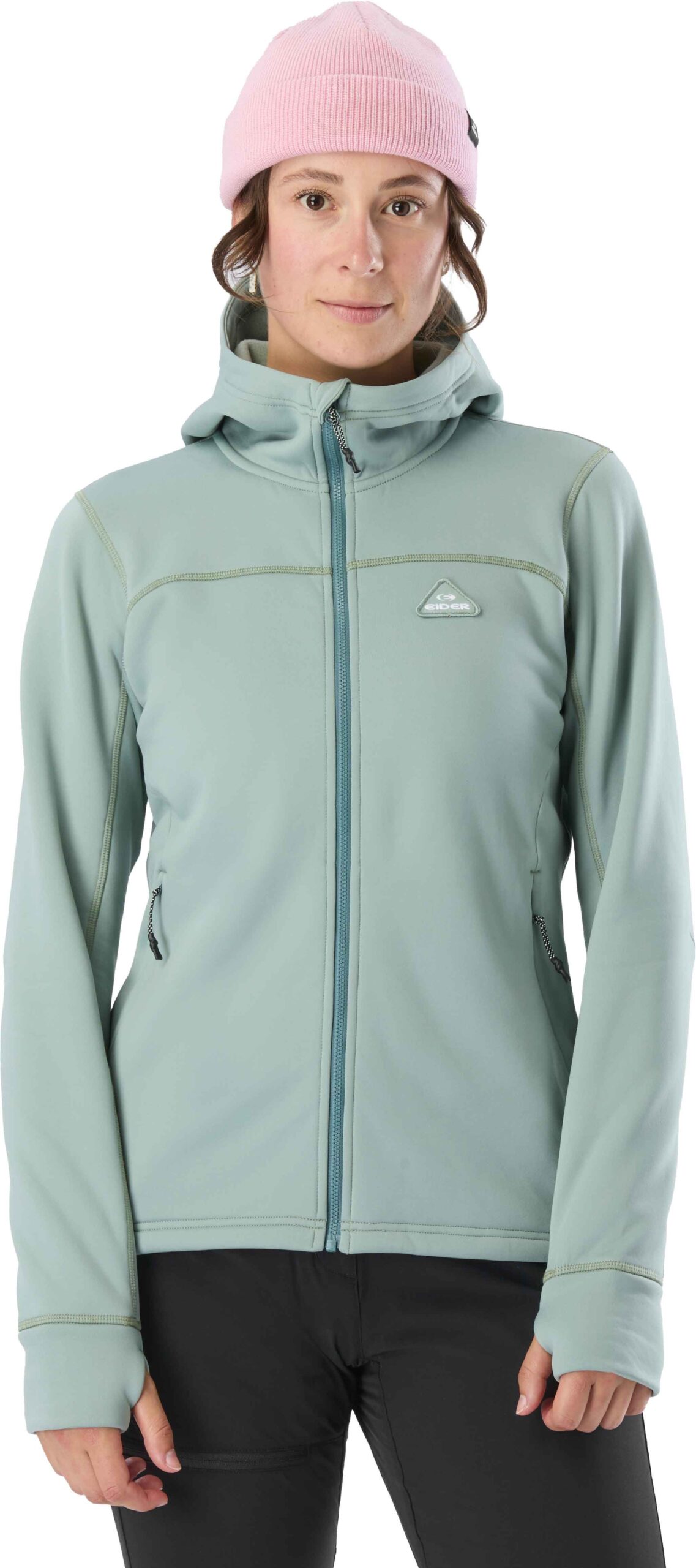 W Bellacha Hoody Fleece Wild Greige – Image 6