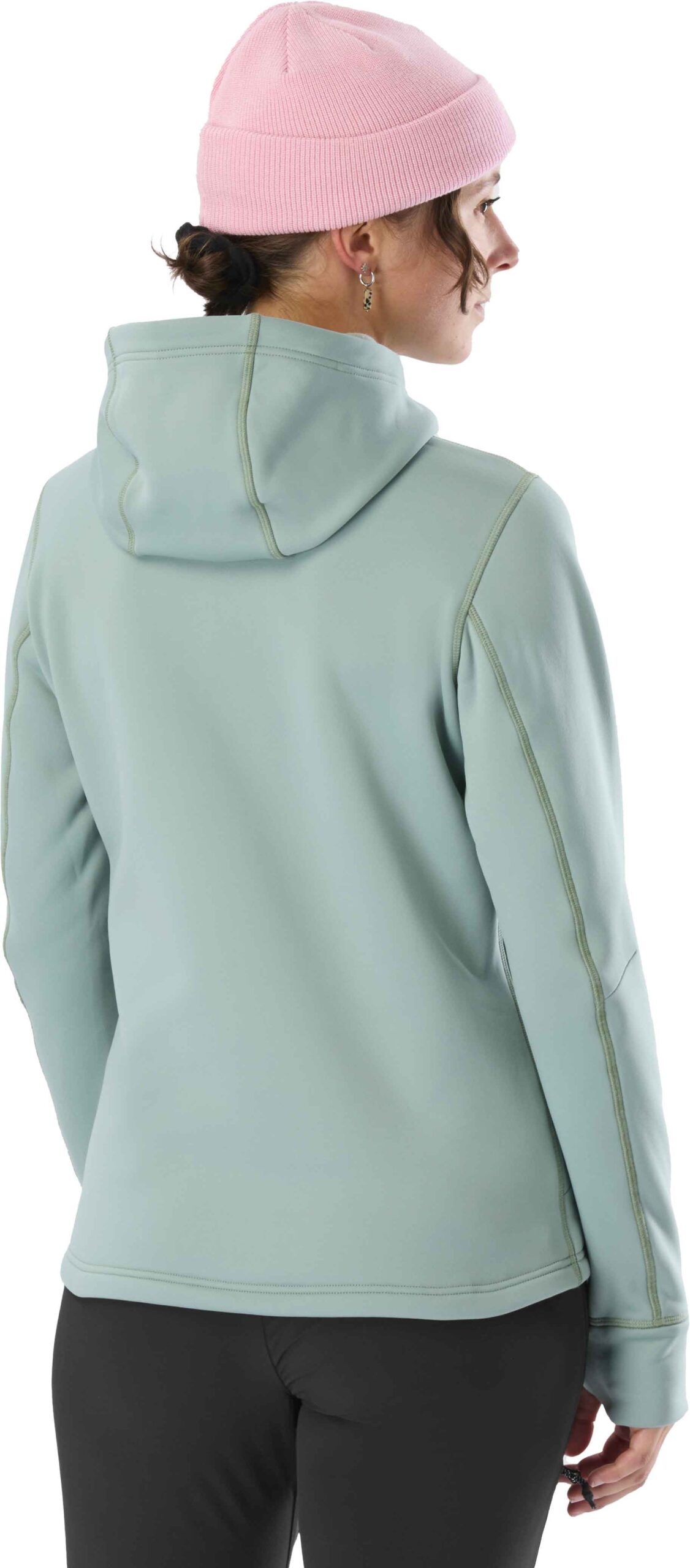 W Bellacha Hoody Fleece Wild Greige – Image 5