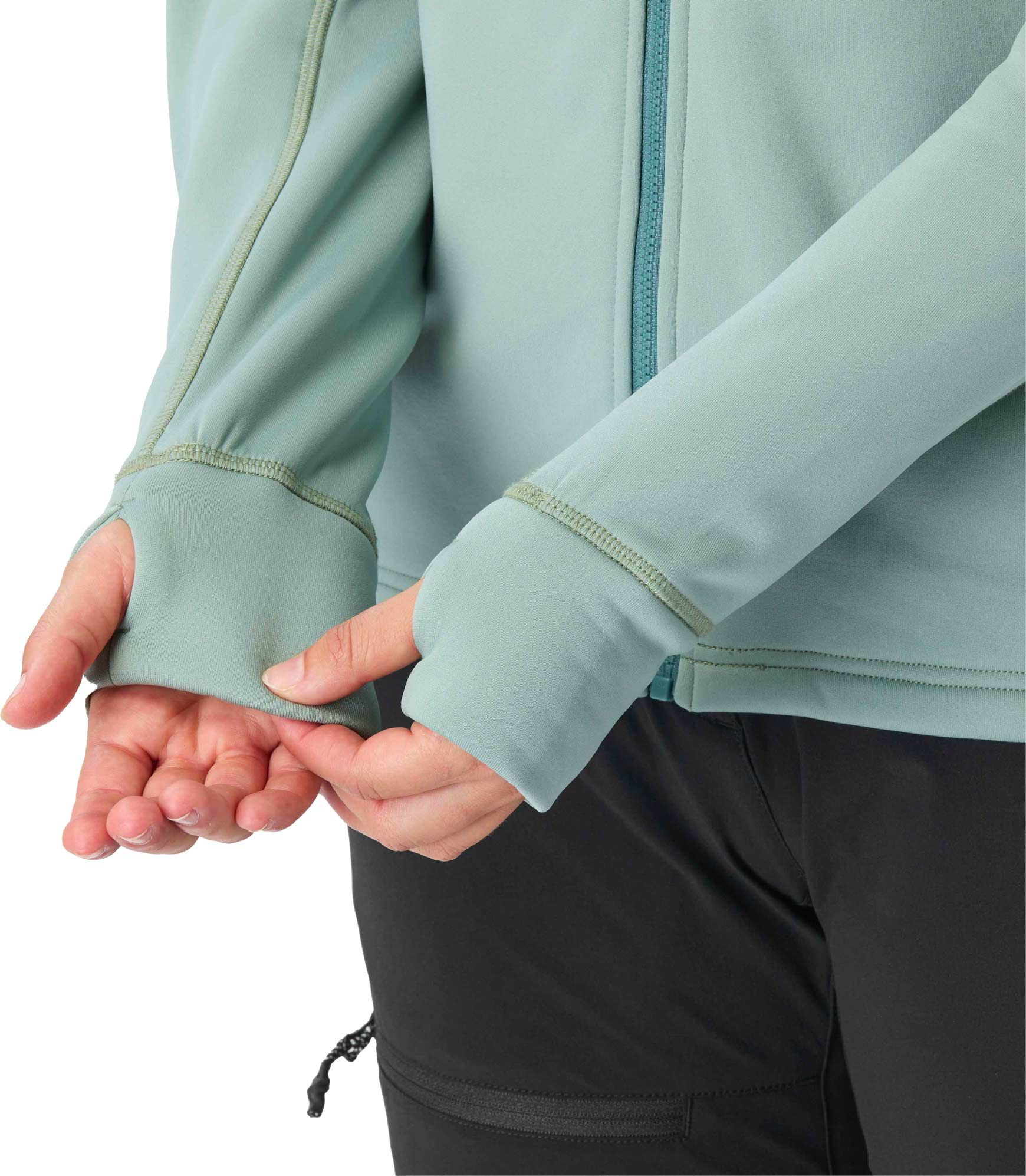 W Bellacha Hoody Fleece Wild Greige – Image 10