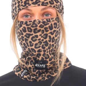 Hinge Merino Wool Balaclava Leopard